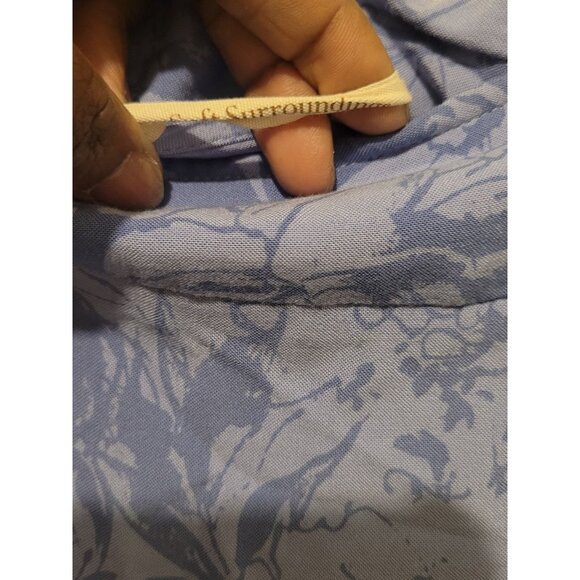 Soft Surroundings Spring Fever Maxi Skirt Purple Wmn Sz PM Butterflies Boho - Picture 10 of 10